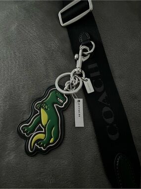 Coach Rexy Mascot Dinosaur Bag Charm Keychain - New